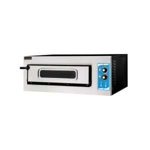 Horno para pizza eléctrico de cámara individual con puerta de vidrio para 1 pizza Ø 45 cm | 1 bandeja EN 60x40 - Imagen 2