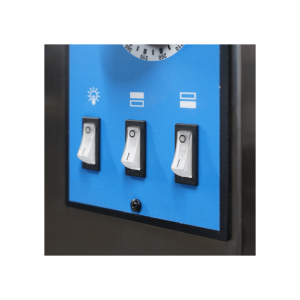 Horno para pizza eléctrico de cámara triple con puerta de vidrio para 1+1+1 pizza Ø 45 cm | 1+1+1 bandeja EN 60x40 - Imagen 8