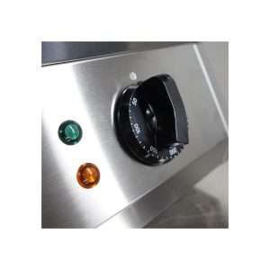 Fry-Top eléctrico de sobremesa de una sola zona de cocción con placa lisa - potencia 3000 watt - Imagen 2