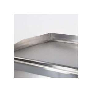 Fry-Top eléctrico de sobremesa de doble zona de cocción con placa lisa - potencia 6000 watt - Imagen 3