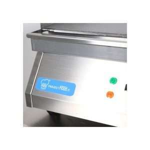 Fry-Top eléctrico de sobremesa de doble zona de cocción con placa rayada - potencia 6000 watt - Imagen 3