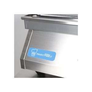 Fry-Top eléctrico de sobremesa de doble zona de cocción con placa rayada - potencia 6000 watt - Imagen 7