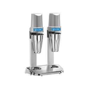 Batidora para batidos con dos vasos de acero inoxidable de 0,5 lt