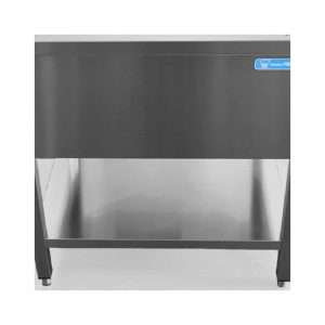 Fregadero abierto de acero inox sobre piernas con peto trasero L700xP600xH850 mm - linea premium - Imagen 12