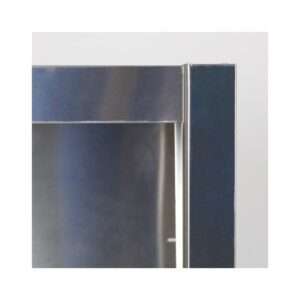 Armarios de pared abiertos en acero inox con 1 estante, L800xP400xH650 mm - linea premium - Imagen 3