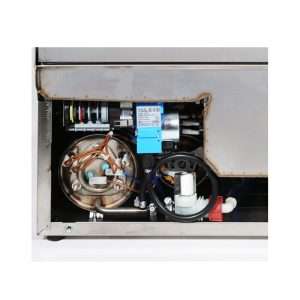 Lavavasos electrónico monofásico con cesta 35x35 cm completo con dosificador limpiador y abrillantador - Imagen 10