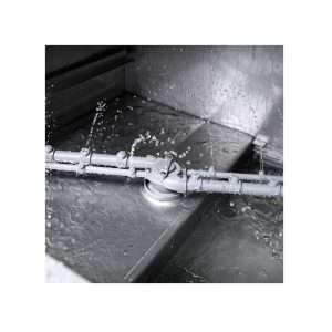 Lavavasos electrónico de AGUA LIMPIA monofásico con cesta Ø 41 cm completo con dosificador limpiador y abrillantador - Imagen 3