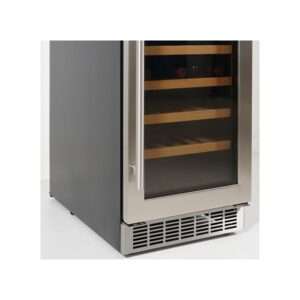 Vinoteca basic mono temperatura de refrigeración ventilada para 33 botellas - estantes de madera - Imagen 3