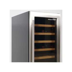 Vinoteca basic mono temperatura de refrigeración ventilada para 33 botellas - estantes de madera - Imagen 2