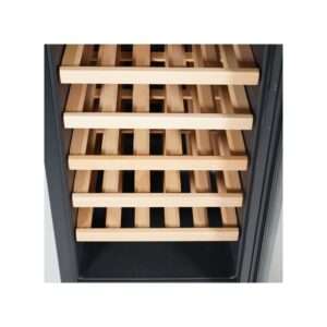 Vinoteca basic mono temperatura de refrigeración ventilada para 33 botellas - estantes de madera - Imagen 6