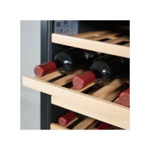 Vinoteca basic mono temperatura de refrigeración ventilada para 33 botellas - estantes de madera - Imagen 4