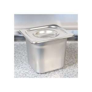 Saladette de refrigeración estática con n° 2 puertas y superficie de granito + peto trasero - temp. de +2°C a +8°C - Imagen 5