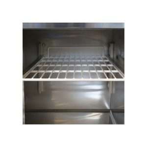 Saladette de refrigeración estática con n° 2 puertas y superficie de acero inoxidable - temp. de +2°C a +8°C - Imagen 4