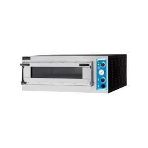 Horno para pizza eléctrico de cámara individual para 4 pizzas Ø 40 cm | 2 bandejas EN 60x40 - serie GLASS - Imagen 2