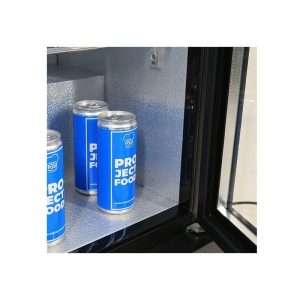 Frigorífico de sobremesa/de barra para bebidas negro con 1 puerta batiente, altura 90 cm - temp. de +2°C a +8°C - Imagen 10