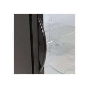 Frigorífico de sobremesa/de barra para bebidas negro con 1 puerta batiente, altura 90 cm - temp. de +2°C a +8°C - Imagen 9