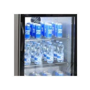 Frigorífico de sobremesa/de barra para bebidas negro con 1 puerta batiente, altura 90 cm - temp. de +2°C a +8°C - Imagen 4