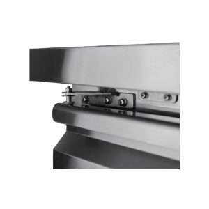 Mesa pizzería refrigerada con n° 2 puertas EN 60x40 + 7 cajones y vitrina expositora para 9 recipientes GN 1/3 - Imagen 8