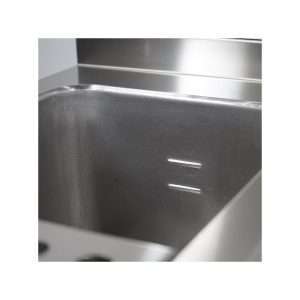 Cuecepasta profesional de gas sobre mueble con cuba individual de 28 lt - Imagen 5