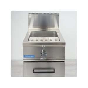 Cuecepasta profesional de gas sobre mueble con cuba individual de 28 lt - Imagen 10