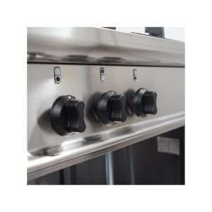 Cocina de gas 4 fuegos con 2 quemadores de 4,5 kw + 2 quemadores de 7,5 kw sobre vano abierto - Imagen 8