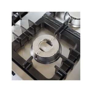 Cocina de gas 6 fuegos con 3 quemadores de 4,5 kw + 3 quemadores de 7,5 kw sobre horno eléctrico GN 2/1 potencia 5,48 kw - Imagen 7