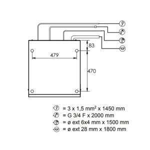 Lavavajillas electrónico de AGUA LIMPIA trifásico con cesta 50x50 cm completo de dosificador limpiador y abrillantador - Imagen 7