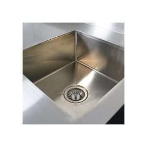 Mesa refrigerada con n° 2 puertas GN 1/1 con fregadero 40x40 y peto trasero temp. de -2°C a +8°C - prof. 70 cm - Imagen 13