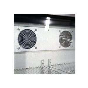 Frigorífico de sobremesa/de barra para bebidas negro con 2 puertas batientes, altura 90 cm - temp. de +2°C a +8°C - Imagen 11