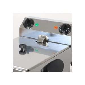 Freidora eléctrica de sobremesa con n° 1 cuba de 6 lt y grifo - potencia 3250 watt - Imagen 10