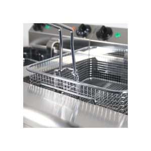 Freidora eléctrica de sobremesa con n° 2 cubas de 6 lt y grifo - potencia 3250 + 3250 watt - Imagen 3