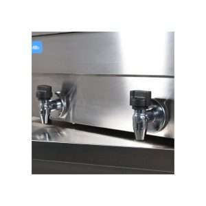 Freidora eléctrica de sobremesa con n° 2 cubas de 6 lt y grifo - potencia 3250 + 3250 watt - Imagen 7