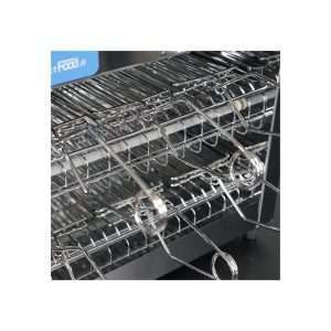 Tostador profesional con n° 6 pinzas y resistencias de cuarzo - potencia 2800 watt - Imagen 3