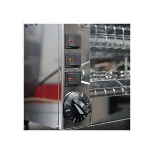 Tostador profesional con n° 6 pinzas y resistencias de cuarzo - potencia 2800 watt - Imagen 4