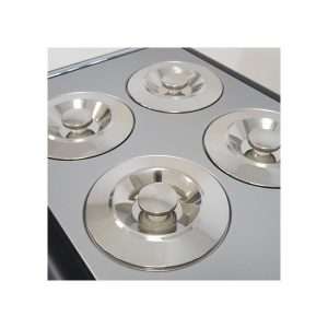 Vitrina helado negra para 4 carapinas de 7,5 lt + 2 de reserva temp. de -5°C a -20°C - Imagen 3