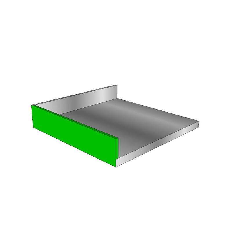 Peto trasero lateral adicional para cierre de esquina - lado IZQUIERDO