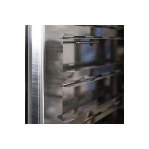 Horno gastronómico eléctrico compacto combinado con convección de vapor para 6 bandejas GN 2/3 - controles tauch base - Imagen 3