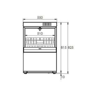 Lavavajillas mecánico monofásico con cesta 50x50 cm completo de dosificador limpiador y abrillantador + bomba de desagüe - Imagen 19