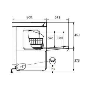 Lavavajillas mecánico monofásico con cesta 50x50 cm completo de dosificador limpiador y abrillantador + bomba de desagüe - Imagen 21