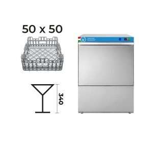 Lavavajillas mecánico DEBILITADO <3Kw monofásico con cesta 50x50 cm completo de dosificador limpiador y abrillantador - Imagen 2