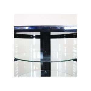 Vitrina expositiva ventilada todo vidrio con 4 estantes Ø 53 cm temp. de +2°C a +8°C - capacidad 400 lt - Imagen 5