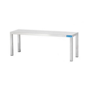 Estante de apoyo individual de acero inoxidable L2000xP350xH400 mm - línea basic - Imagen 2