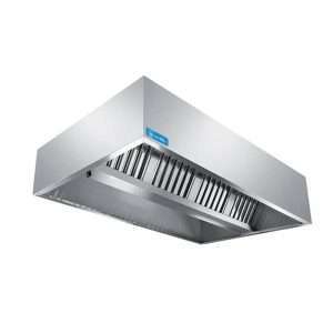 Campana serie cúbica instalación en el centro habitación con motor y regulador de velocidad – dim. L2400xP1300xH450 mm - Imagen 2