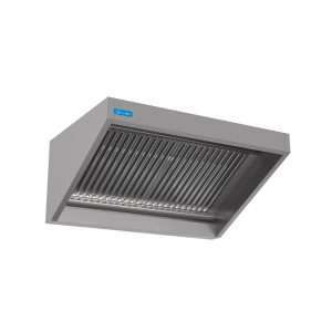 Campana serie snack instalación de pared con motor y regulador de velocidad - dim. L1400xP1100xH450 mm - Imagen 2