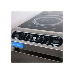 Placa de inducción trifásica de 2 zonas superficie inductiva Ø de 12 a 26 cm - potencia 3500 + 3500 watt - Imagen 5