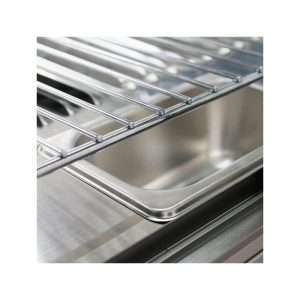 Vitrina calentada de sobremesa capacidad 160 lt con vidrio curvo - Imagen 3