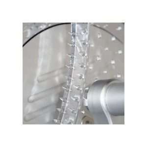 Cortadora de fiambre de gravedad retro monofásica con cuchilla Ø 250 mm - corte útil 220x160h mm - Imagen 8