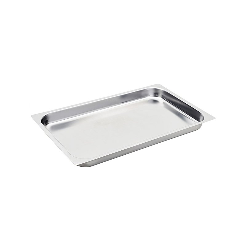 Bandeja de acero inoxidable formato GN 1/1 - altura 40 mm