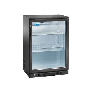 Frigorífico de sobremesa/de barra para bebidas negro con 1 puerta batiente, altura 84 cm - temp. de +2°C a +8°C - Imagen 3