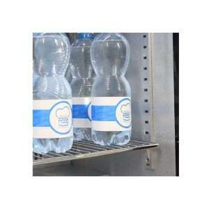 Frigorífico de sobremesa/de barra para bebidas negro con 1 puerta batiente, altura 84 cm - temp. de +2°C a +8°C - Imagen 12